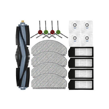 Reservdelar och tillbehör till X1 Plus / T10 Plus robotdammsugare, huvudsidoborste, Hepa-filter, dammsugare