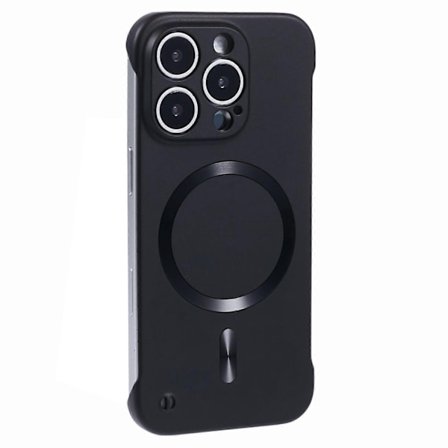 til iPhone 16 Pro Max Cover Kompatibel med MagSafe Hård PC Ramløs Telefon Cover-WELLNGS