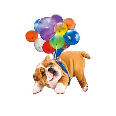 2 stk. Bilsophæng Dekorationer Farverige Balloner Bil Interiør