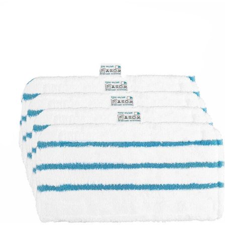 Dampmoppesæt med 4 klud til Black Decker FSM1630, FSM1616, FSMH13E5, FSM1321, FSM1605, FSMH13151SM-DENUOTOP