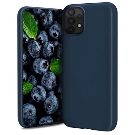 Moozy livsstil. Fodral till Samsung A32 5G, Midnight Blue - Flytande silikonfodral med matt finish