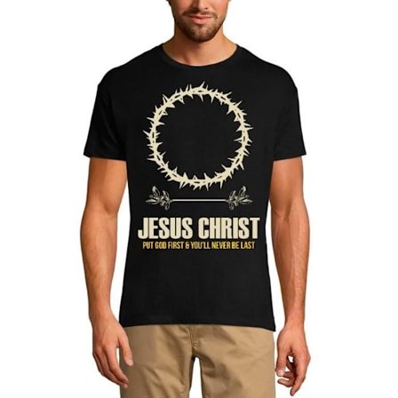 Jesus Christ T-shirt herr - Bible Chris – Jesus Christ - Bible Chris – Vintage svart T-shirt