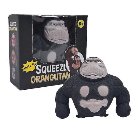 Børn Nyhed Sjovt Klemmende Legetøj Voksne Orangutang Stress Relief Gorilla Klemme Prank Stræk Rebound Kreativ Gave Legetøj