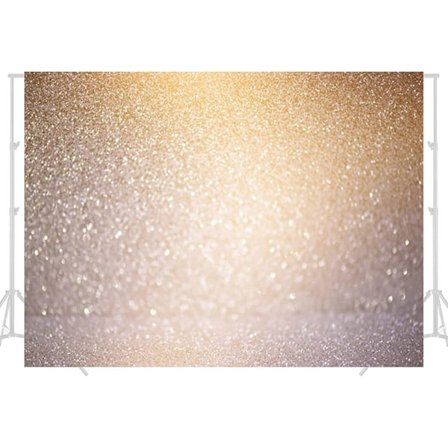 2.1x1.5M Glitter Baggrund Fotografering Gul Glitter Baggrund