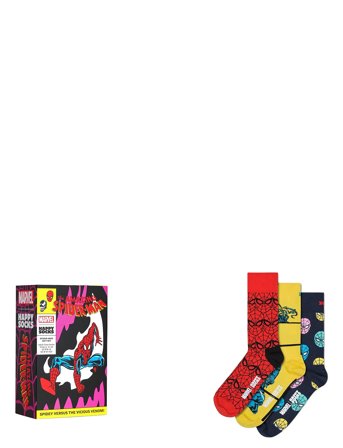 Happy Socks Marvel Spider-Man 3-Pack Socks Gift Set - Multi/patterned - 41-46