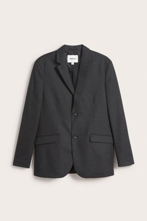 Kappahl | Marynarka jednorzędowa Ciemnoszary 2XL | Ciemnoszary