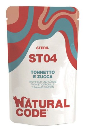 Natural Code ST04 Tonnetto E Zucca Gatti Adulti Sterilizzati