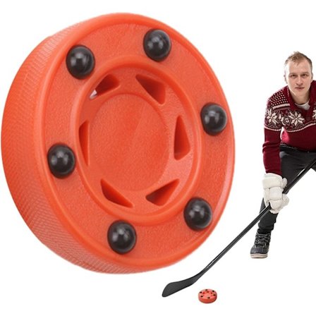 Street Hockey - Indendørs Hockey - Multifunktionel Sportshockeybold til Indendørs og Udendørs Sportstræningsaktiviteter, Unge Kvinder Mænd