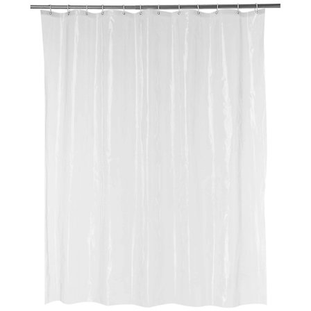 Dusjforheng Water Resistant 72" x 72" for Baderom, Muggbestandig, Slitesterkt PEVA-materiale, Klar Design