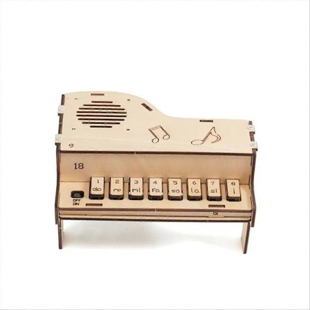 DIY Puinen Elektroninen Piano Malli Teini-ikäinen Tiedelelut Koottu Panotron Kokeilu Materiaalisarjat[D]