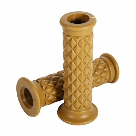 Motorcykelhandtag, 1 par 22mm handtagsgrepp (gul)