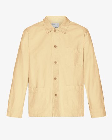 Organic Workwear Jacket - Soft Yellow - Male - S