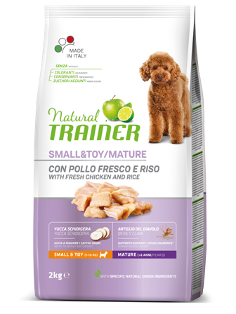 Natural Trainer Crocchette Pollo Fresco Per Cani Adulti Taglia