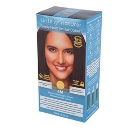 Tints of Nature Hårfarve Medium Mahogany Brown 4M 130 ml, Hår, Hårfarve
