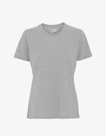 Women Light Organic Tee - Heather Grey - L
