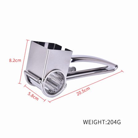 Håndsving i rustfrit stål med roterende ostejern Grøntsag pr. S