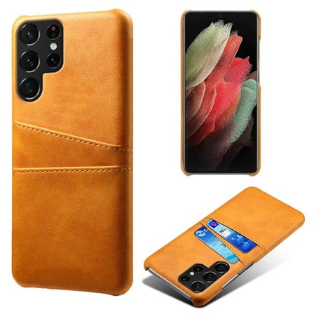 Samsung Galaxy S22 Ultra skal med korthållare - Orange