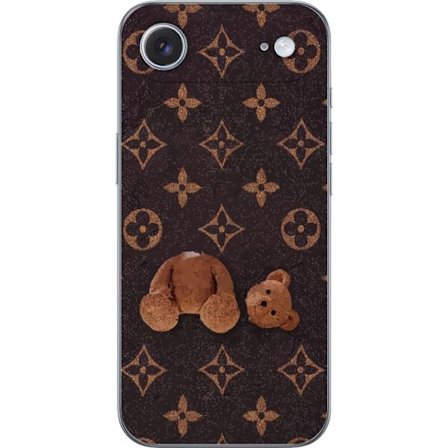 Kompatibelt Mobilskal till Apple Apple iPhone 17 Air Grafiskt monogrammönster med en stiliserad nalle i konstnärlig stil