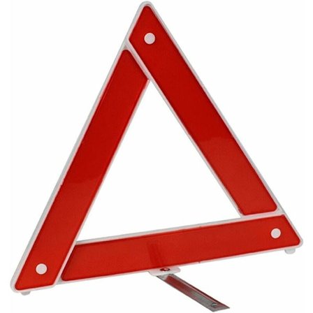 Bil Nødstopp Varselskilt Sammenleggbar Reflekterende Veisikkerhet Refleks Trekant - Rød 29cm