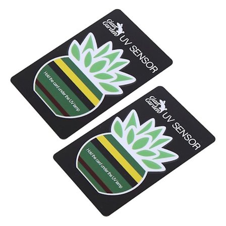 Förpackning med 20 UV-ljus testkort UV-ljus detektorkort för Repti