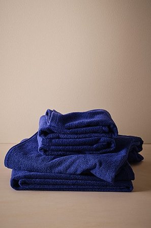 Jotex - Zestaw Ręczników 4-pak Kobaltowy niebieski - DARCY - Kup Ręczniki do rąk firmy Jotex