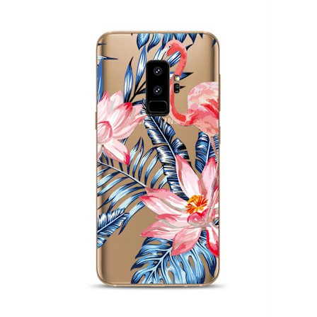 Samsung Galaxy S9+ Skal Flamingo flowers