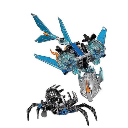 Bionicle Akida Creature Of Water Action Figurer Byggsten Robotleksaker för barn Presentkompatibel 7