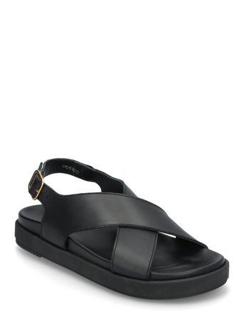 ALOHAS Nico Leather Sandals - Black - 36