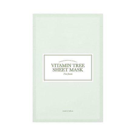 I'm From Vitamin Tree Sheet Mask 22 ml, Skincare, Masker, Fugtmasker