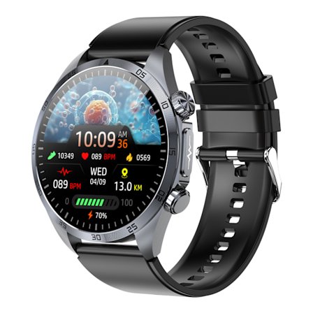 Smartwatch med avanceret sundhedssporing Black