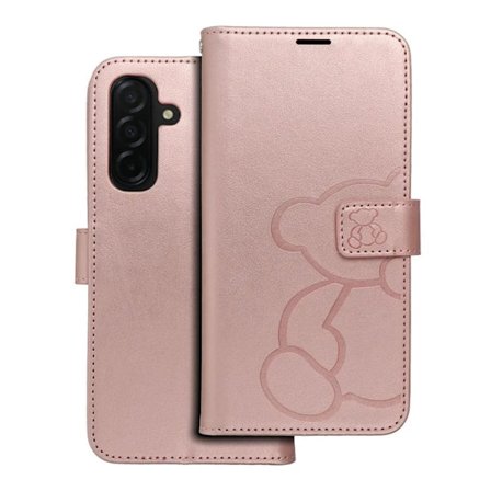 Galaxy A26 5G Plånboksfodral Mezzo - Teddy Bear Rosa Guld