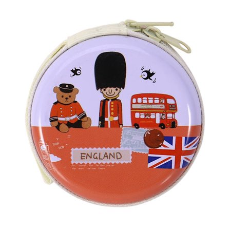 Mini lynlås hård hovedtelefon etui PU læder øretelefon taske beskyttende kabel arrangør bærbar øre