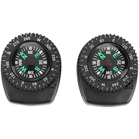 2 stk. Håndleds Kompas, Bærbar Navigations Kompas med Urrem W