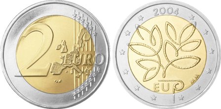 Finland 2004 - Udvidelse af EU - 2 euro mønt
