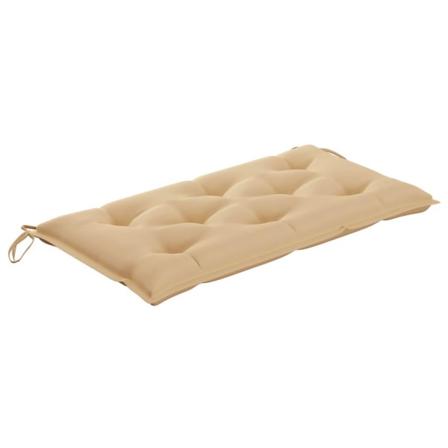 Vidaxl Bänkdyna För Trädgården Beige 100x50x7 Cm Tyg Beige