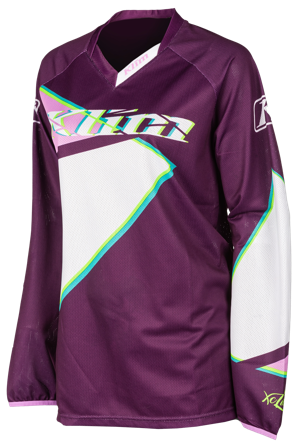 Maglia Cross Donna Klim XC Lite Viola Frammentato S