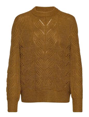 Objnova Stella L/S Knit Pullover Brown Object