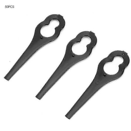 50 kpl muoviteriä BOSCH ALM 28 30 ruohotrimmerin ruohonleikkurin osiin (musta)