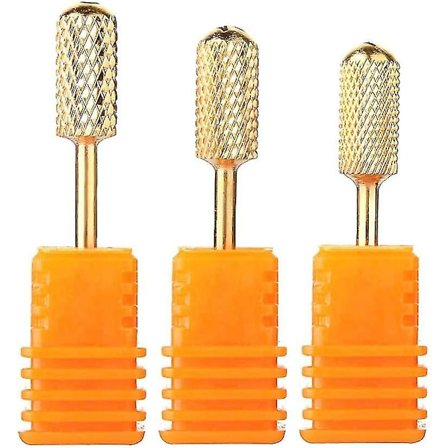 Sähköinen kynsiviila, kynsiporanterät, turvalliset poranterät, kultaiset karbiditerät, karkea, keski, hieno