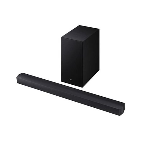SAMSUNG HW-B460F/XE - Serie 2.1-kanalig Soundbar - 6,5'' trådlös subwoofer - Adaptiv Sound Lite