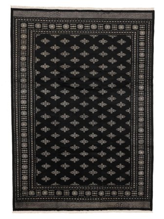 Dywan Pakistański Bucharski 2Ply 241X339 Czarny/Brunatny (Wełna, )