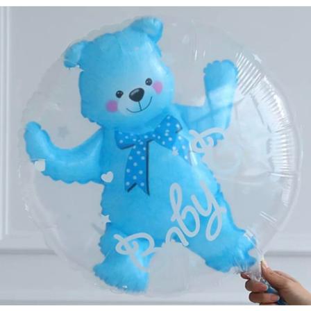 Ballong Baby Boy Blå