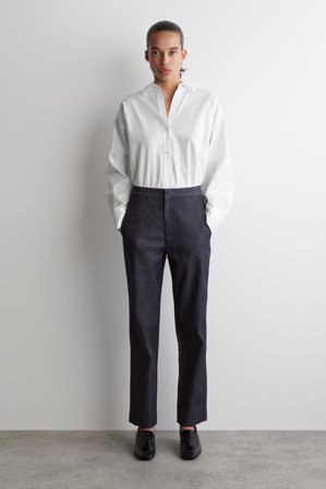 COS Frauen Jeans Mit Geradem Bein in Blau