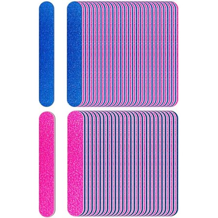 120 stk. neglefil 180/100 - Emery Board engangsbrug tynd mat Dou