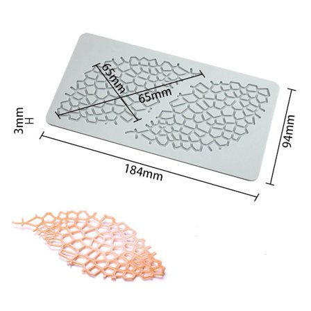 Kage Blondeform Fondant Blondemåtte C C