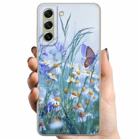 Samsung Galaxy S21 Fe 5g Tpu Mobilskal Blommor