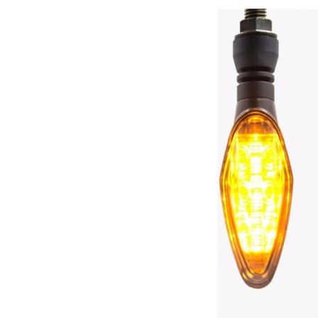 2 stk motorcykel modificeret blink lys Super lys vandtæt LED Styretøj lys