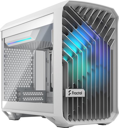 Fractal Design Torrent Nano RGB White TG Clear Tint