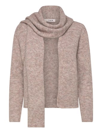 A-View | Harper Knit Scarf Cardigan | L