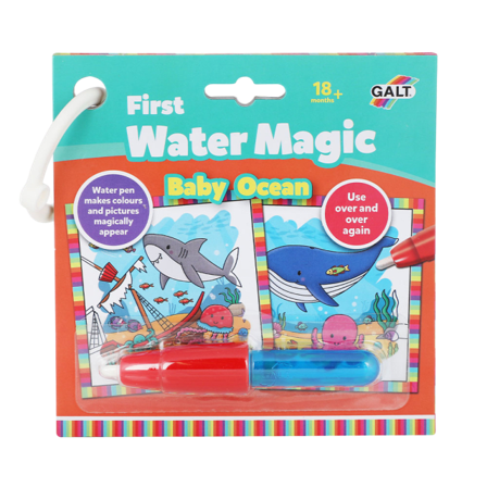 GALT Vattenmålarbok baby Water Magic till havs Skapa & pyssla ONESIZE